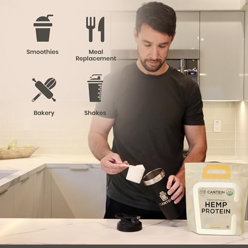 Cantein Organic Hemp Protein Powder | Vegan Protein Powder for Protein Shake | 22g Plant