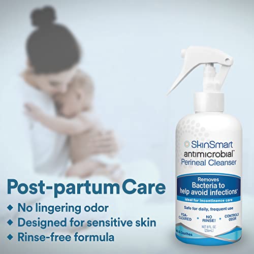 SkinSmart Antimicrobial Perineal Cleanser, Ideal for Incontinence Care