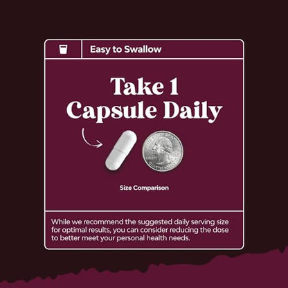 Kidney Support Cranberry Pills for Women and Men - High Strength Kidney Cleanse Detox
