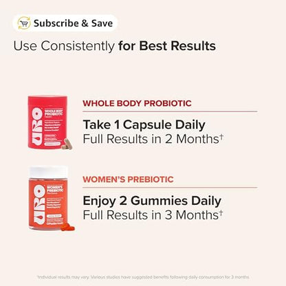 O Positiv URO Pre- & Probiotic Power Pack – Women’s Probiotic & Fiber