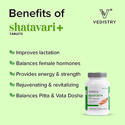 OTAA Vedistry Shatavari + with Piperine for Better Absorption | Balance Female Hormones