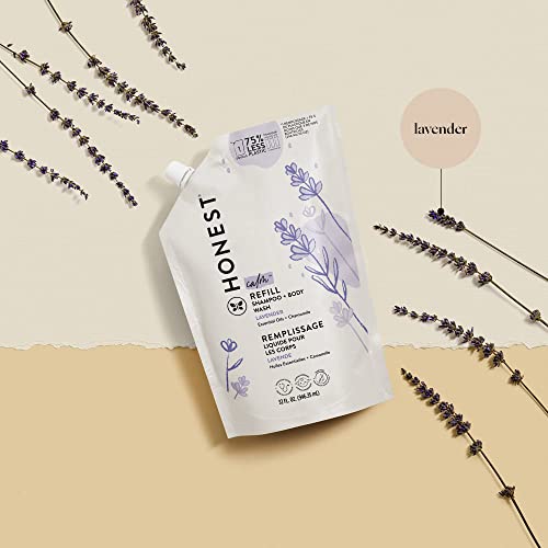 The Honest Company 2-in-1 Cleansing Shampoo + Body Wash Refill Pouch | Gentle for Baby