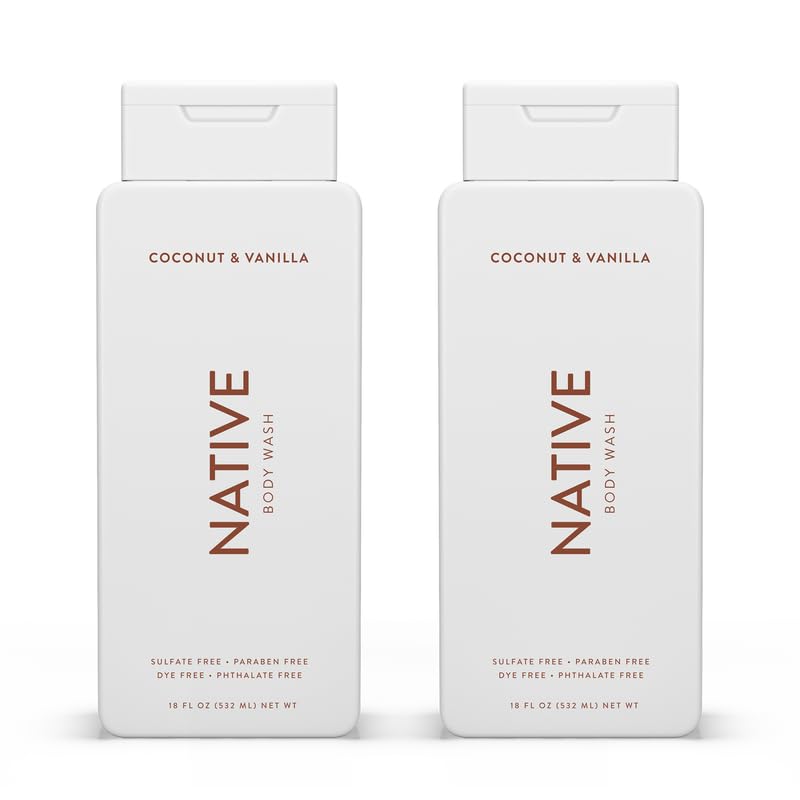 Native Body Wash Contains Naturally Derived Ingredients | For Women & Men, Sulfate
