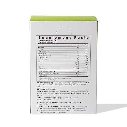 SFH Fuel Whey Protein Powder Great Tasting Grass Fed Whey | MCTs & Fiber for Energy