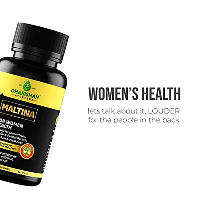 pexal Dharishah Ayurveda Maltina Capsules for Leucorrhoea or White Vaginal Discharge