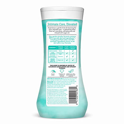 Summer's Eve Essential Botanicals Gentle Wash with Argan Oil, Removes Odor, pH balanced, 12 fl oz