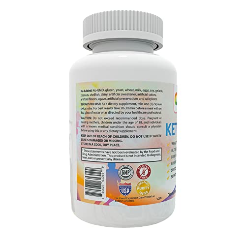 OHOO Keto Burn Weight Loss Supplement 650 Mg - Natural Keto 5 Increases Ability to Burn Fat