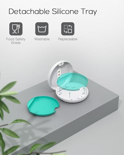 VEAMOR UVC Retainer Case Upgraded, Case Compatible for Invisalign 500mAh Battery