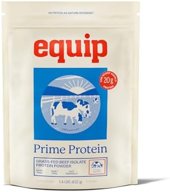 Equip Foods Prime Protein Powder Unflavored & Prime Protein Powder Vanilla