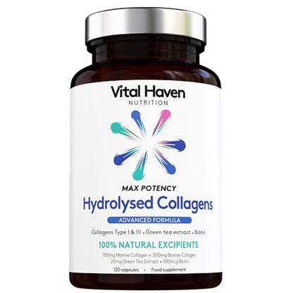 Advanced Collagen Complex - Hydrolised Marine Collagen (Type I) + Hydrolised Bovine Grass