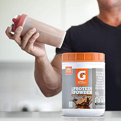 Gatorade Whey Protein Powder, Chocolate, 22.4 Ounce (20 servings per canister