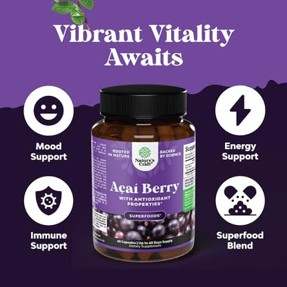 Natural Acai Berry Weight Loss Supplement Detox Products Antioxidant Superfood