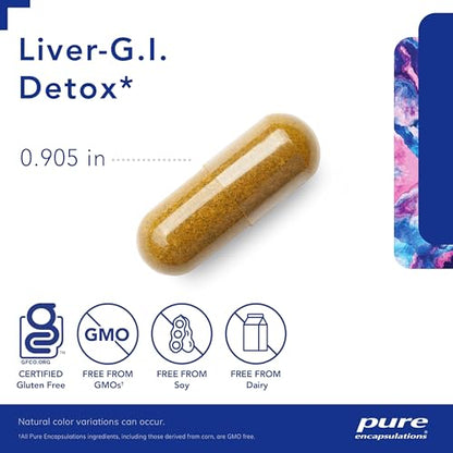 Pure Encapsulations Liver-G.I. Detox | Support for Liver and Gastrointestinal Detoxification