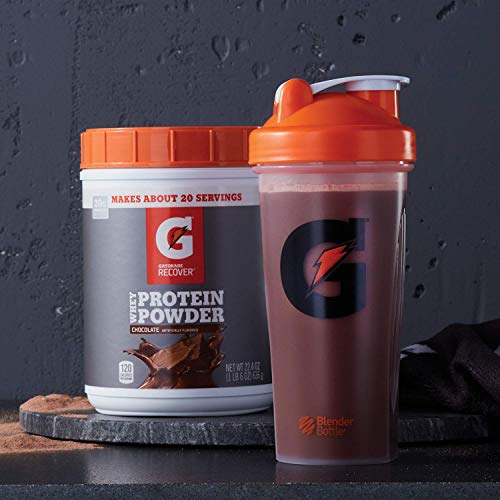 Gatorade Whey Protein Powder, Chocolate, 22.4 Ounce (20 servings per canister