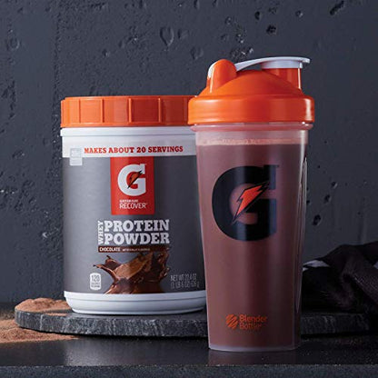 Gatorade Whey Protein Powder, Chocolate, 22.4 Ounce (20 servings per canister