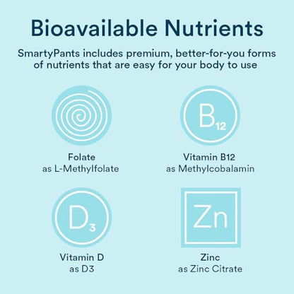 SmartyPants Multivitamin for Men, Gummies: Omega 3 Fish Oil (EPA/DHA), Methylfolate