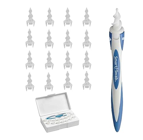 Smart Swab - Spiral Ear Cleanser - Earwax Remover Tool - 16 Replaceable
