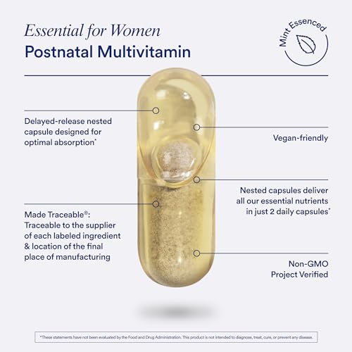 Ritual Postnatal Multivitamin and Protein Duo with Postnatal Vitamins and Organic Vanilla Protein Powder 20g