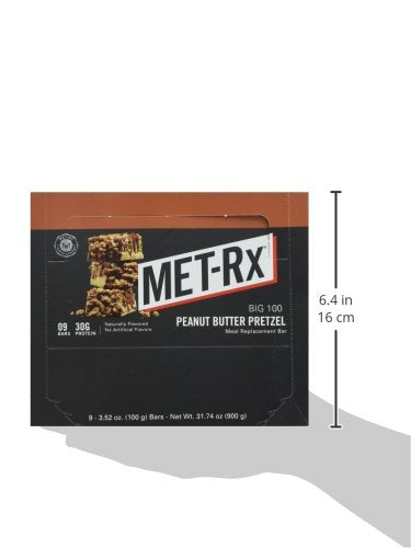 MET-Rx Big 100 Colossal Protein Bars, Great as Healthy Meal Replacement, Snack