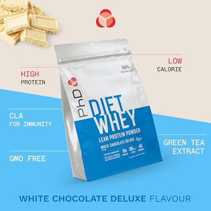 PhD Nutrition Diet Whey Low Calorie Protein Powder, Low Carb, High Protein Lean Matrix