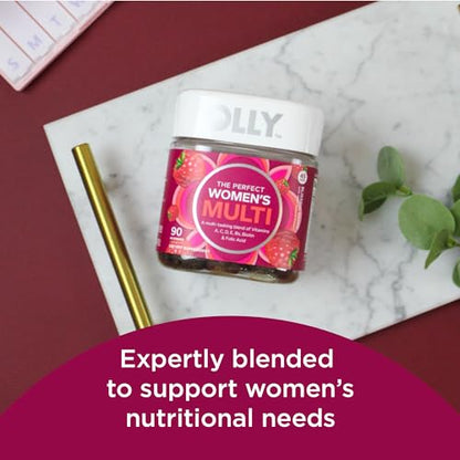 OLLY Women's Multivitamin Gummy, Overall Health and Immune Support