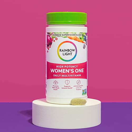 Rainbow Light Multivitamin for Women, Vitamin C, D & Zinc, Probiotics, Women’s One