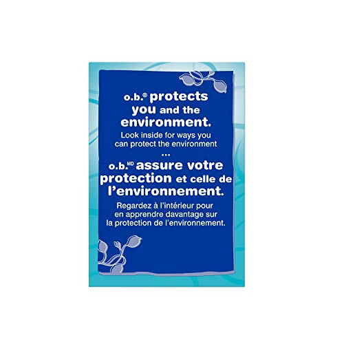 o.b. Pro-Comfort Non-Applicator Tampons, Super Absorbancy, 40 Count (Pack of 1)