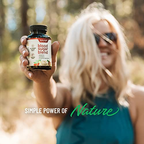 Snap Supplements Blood Sugar Blend - Support Healthy Blood Sugar, 60 Capsules