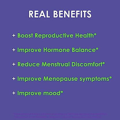 yhn Vitex Plus 650mg Chasteberry Supplement for Women - Support Fertility, Hormone Balance