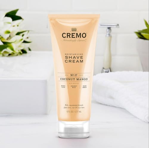 Cremo Coconut Mango Moisturizing Shave Cream, Astonishingly Superior Ultra-Slick