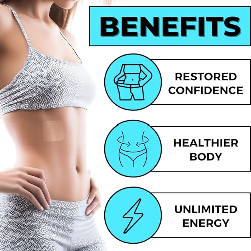 Firming B12 Patches (Pack of 36) - 100% Natural Vitamin Patches for Women, Energy & Body Support