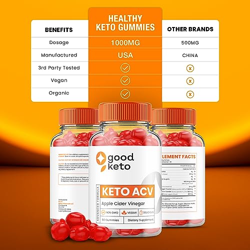 (5 Pack) Good Keto ACV Gummies - Official - Keto Good ACV Advanced Formula Plus