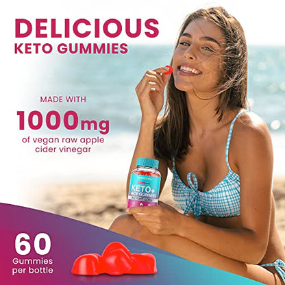 Keto ACV Gummies - Keto Apple Cider Vinegar Gummies - Advanced Weight Loss - Keto