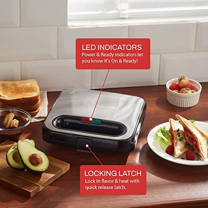 Elite Gourmet EOM205 Non-Stick Omelet, Frittata, Snack Pocket Maker, Dessert Maker