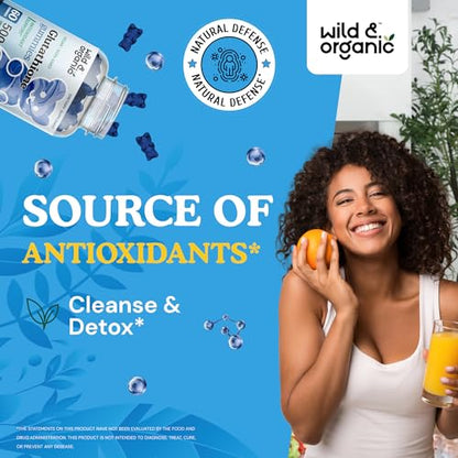 Wild & Organic Glutathione Gummies - Reduced Glutathione for Liver Cleanse