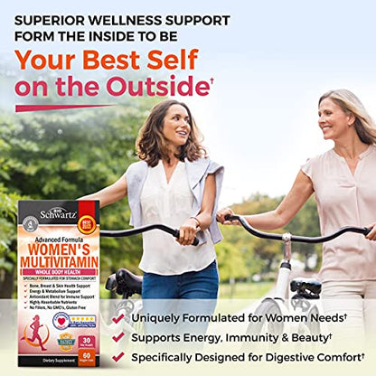 Multivitamin for Women with Vitamin D3 - Multivitamins for Bone Breast Skin Joint