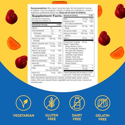 Nature's Way Alive! Men's Daily Gummy Multivitamin, Supports Energy Metabolism