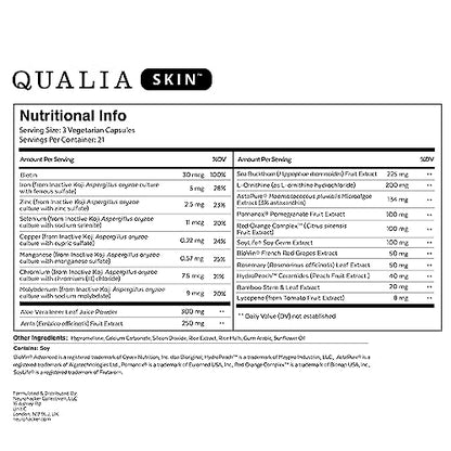Qualia Skin Vitamins - The Ultimate Supplement For Better Skin With Biotin & Astaxanthin