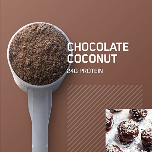 Optimum Nutrition Gold Standard 100% Whey Protein Powder, Chocolate Coconut