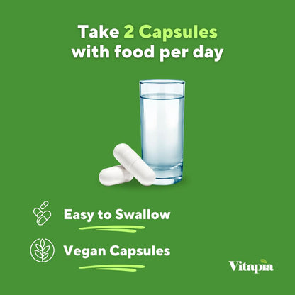 Vitapia Organic Artichoke Extract Supplement - Liver Cleanse Detox & Repair, Liver Health, Digestion, Antioxidant Support - 120 Vegan Capsules, Non GMO, Gluten Free
