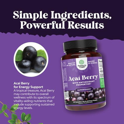 Natural Acai Berry Weight Loss Supplement Detox Products Antioxidant Superfood