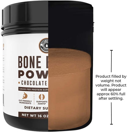 Left Coast Performance Vanilla Bone Broth Protein Powder, 16oz + Chocolate Bone Broth Protein Powder 16oz