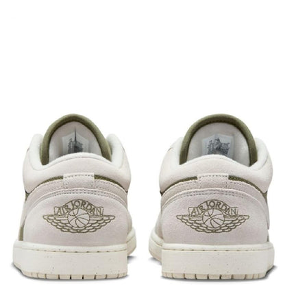 Air Jordan 1 Low SE Men's Shoes (Medium Olive/Sail/Light Orewood Brown) Size 9