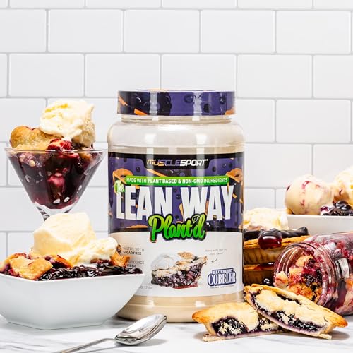 Musclesport Lean Way Plant Protein - Pea Protein and Brown Rice Protein Blend, with Added