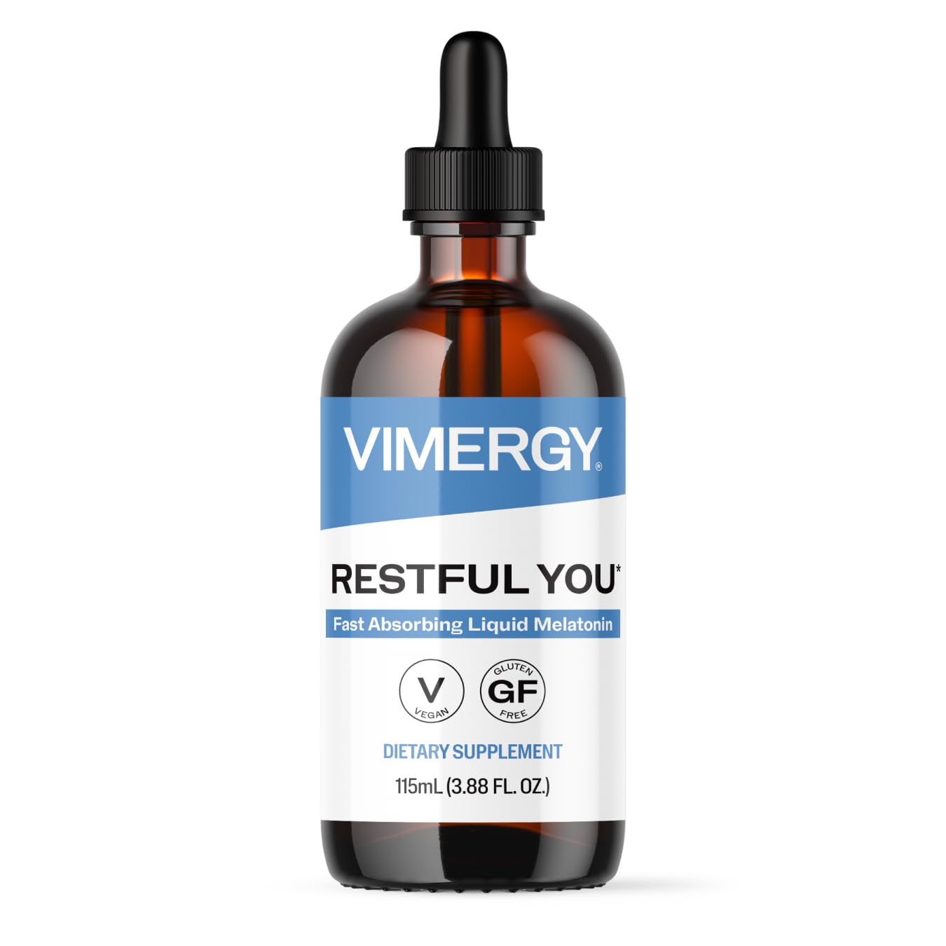 Vimergy Melatonin – Natural Sleep Aid – Sleep Supplement – Helps You Fall Asleep Faster & Stay Asleep Longer - Non-GMO, Gluten-Free, Kosher, Soy-Free, Vegan, Paleo (120 Counts)