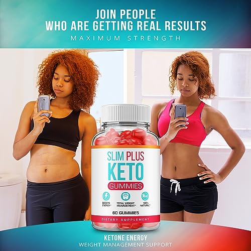 (5 Pack) Slim Plus Keto ACV Gummies - Official - Keto Slim Plus ACV Advanced Weight