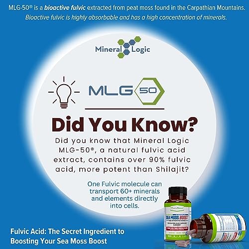 Power By Naturals Sea Moss Advanced with Black Seed Oil & Elderberry Capsules