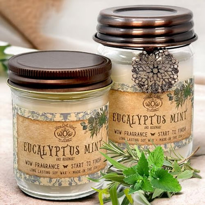 Scented Candle for Home by Way Out West Candles - Long Lasting Home Fragrance or Essential Oils