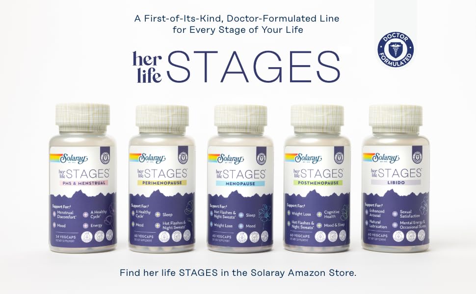 Solaray Vitex Berry 400mg | Womens Healthy Hormone Balance Formula | Menstruation & Menopause Support