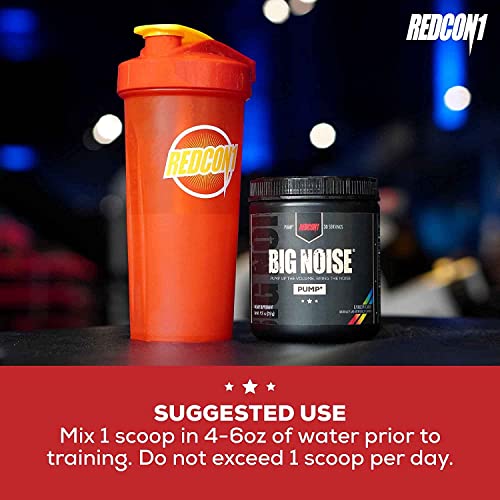 REDCON1 Total War Preworkout (Blue Lemonade) & Big Noise Non-Stim Preworkout Powder (Watermelon) Stack - Pre Workout Duo for Energy, Focus & Endurance - Keto (2 Products, 30 Servings Each)